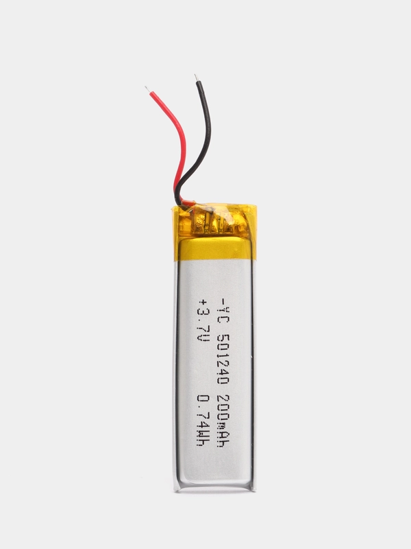 Аккумулятор 051240, 200mAh, 3.7V, аккумуляторная батарея универсальная литиевая, акб