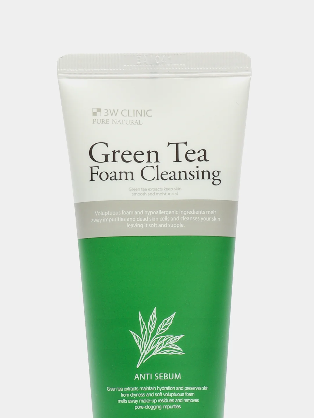 3W Clinic пенка для лица с экстрактом зелёного чая Green tea foam cleansing, 100 мл