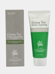 3W Clinic пенка для лица с экстрактом зелёного чая Green tea foam cleansing, 100 мл