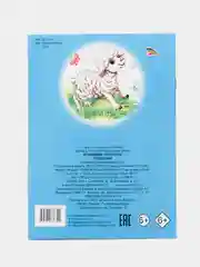 Голубой книги  для детей 4-7 лет. Текст разделен на слоги. Формат 16 х 22 см., 8 стр