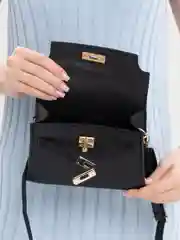 Черный маленькая сумка клатч