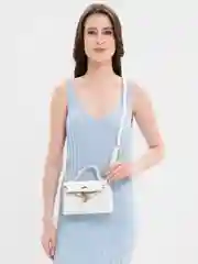 Белый маленькая сумка клатч
