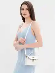 Белый маленькая сумка клатч