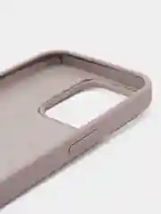 Бежевый меланж чехол Silicone Case для iPhone 15, 15 Plus, 15 Pro, 15 Pro Max, Ultra с закрытым низом