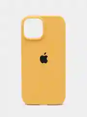 Горчичный чехол Silicone Case для iPhone 15, 15 Plus, 15 Pro, 15 Pro Max, Ultra с закрытым низом
