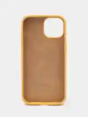 Горчичный чехол Silicone Case для iPhone 15, 15 Plus, 15 Pro, 15 Pro Max, Ultra с закрытым низом