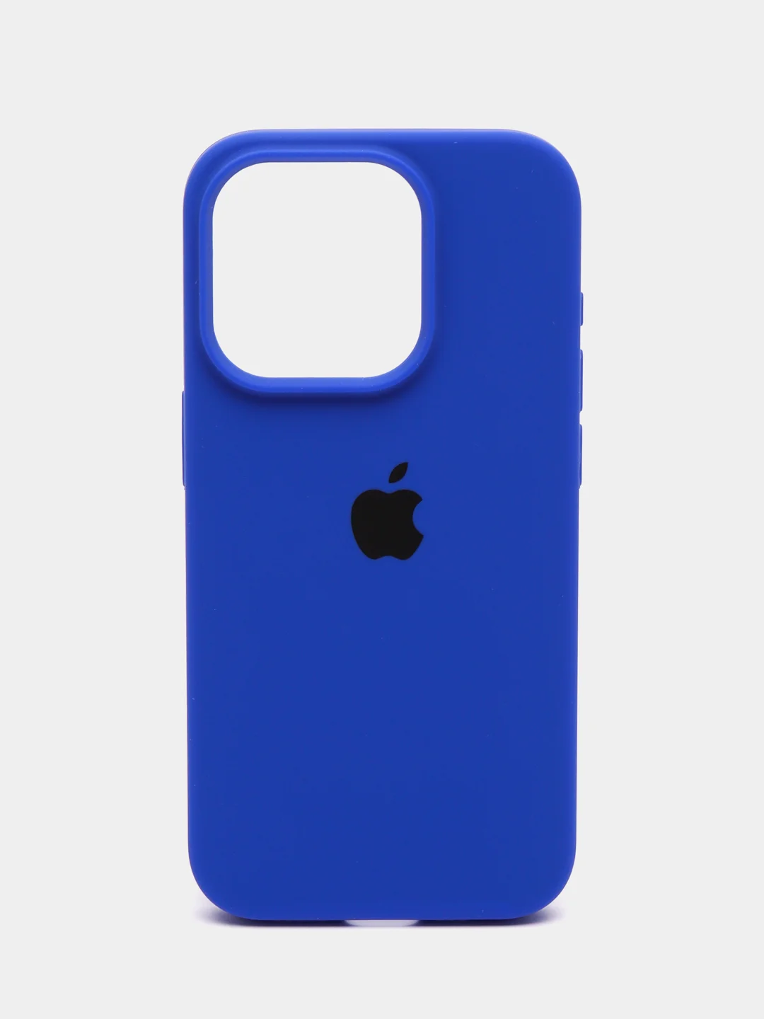 Синий чехол Silicone Case для iPhone 15, 15 Plus, 15 Pro, 15 Pro Max, Ultra с закрытым низом