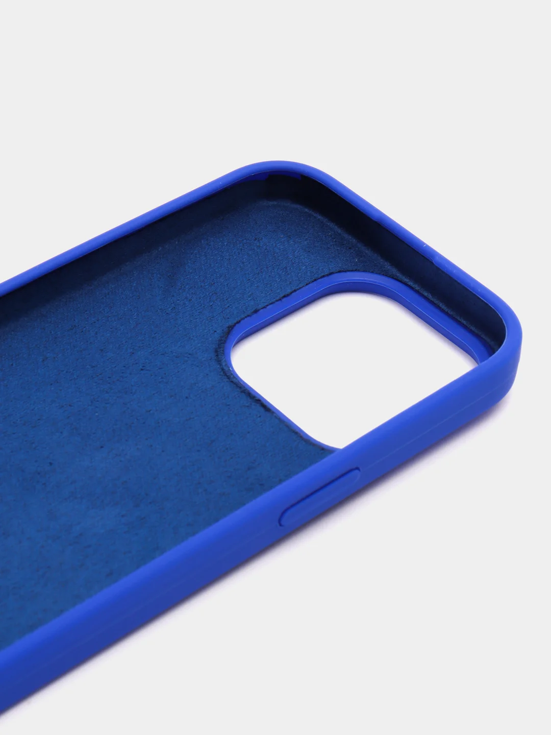 Синий чехол Silicone Case для iPhone 15, 15 Plus, 15 Pro, 15 Pro Max, Ultra с закрытым низом