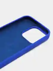 Синий чехол Silicone Case для iPhone 15, 15 Plus, 15 Pro, 15 Pro Max, Ultra с закрытым низом
