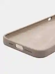 Серый меланж чехол Silicone Case для iPhone 15, 15 Plus, 15 Pro, 15 Pro Max, Ultra с закрытым низом