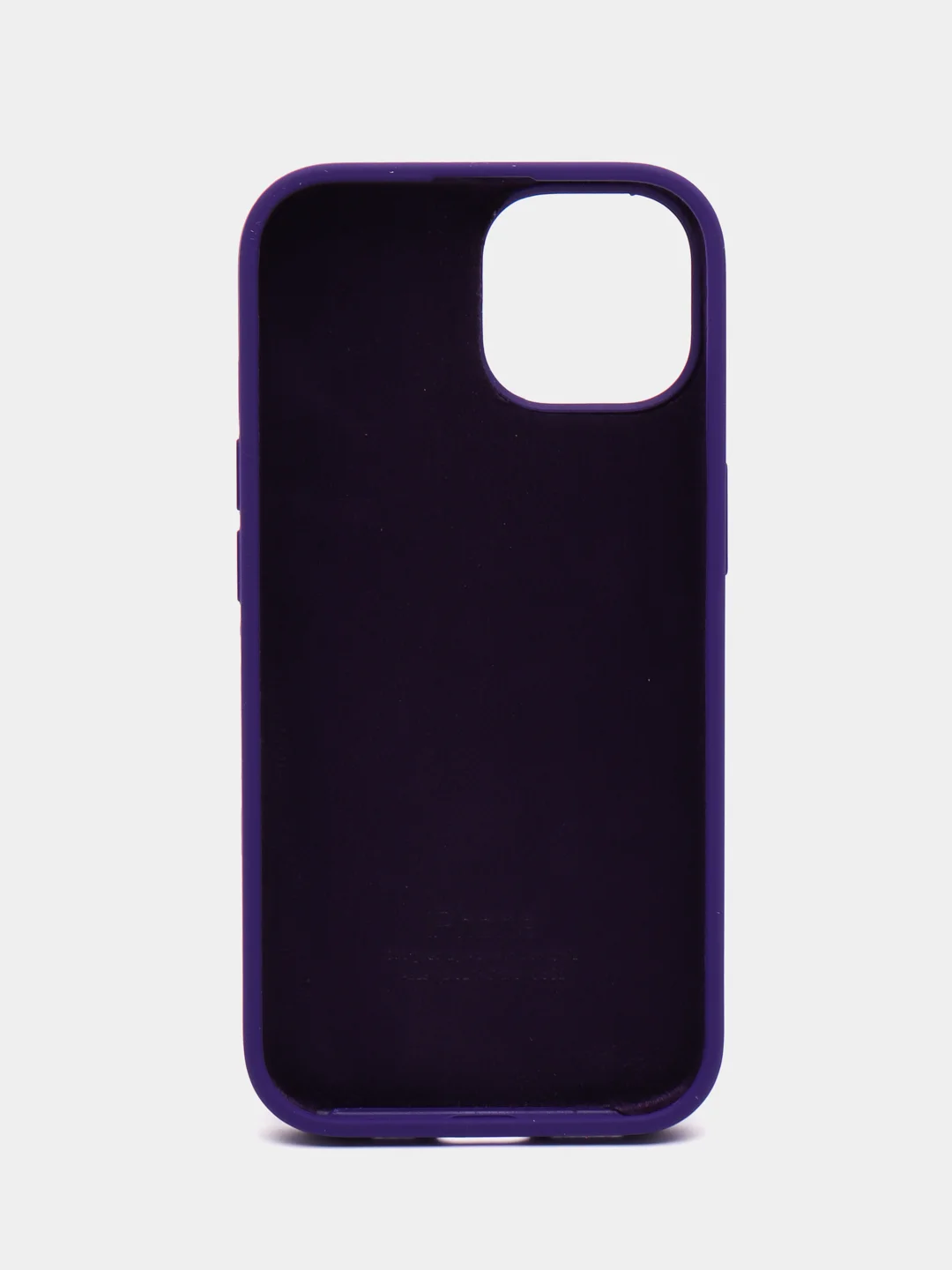 Фиолетовый чехол Silicone Case для iPhone 15, 15 Plus, 15 Pro, 15 Pro Max, Ultra с закрытым низом