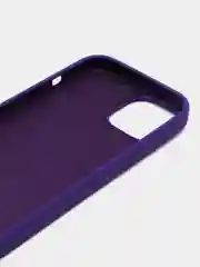 Фиолетовый чехол Silicone Case для iPhone 15, 15 Plus, 15 Pro, 15 Pro Max, Ultra с закрытым низом