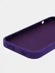 Фиолетовый чехол Silicone Case для iPhone 15, 15 Plus, 15 Pro, 15 Pro Max, Ultra с закрытым низом