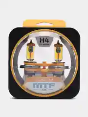 Лампа галогенная MTF Aurum 3000k  H1.H3.H4.H27.H7.H11.HB3.HB4.9012 комплект 2шт премиум