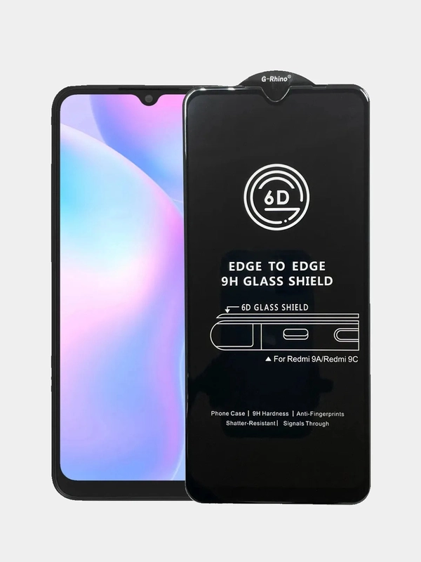 Защитное стекло Premium 9H для Xiaomi Redmi 9A / 9C / Poco C3