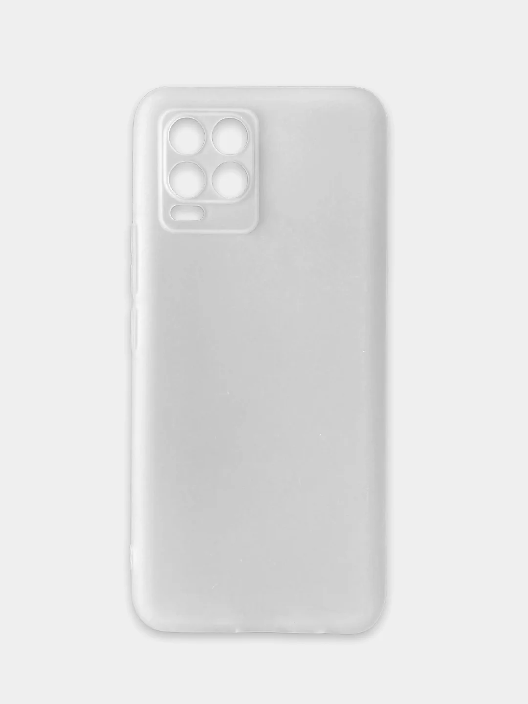 Белый чехол Realme 8 / Realme 8 Pro Реалми 8 / 8 Про силиконовый цветной матовый