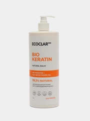 ECOCLARme / Натуральный бальзам с кератином для поврежденных волос, 1000 мл