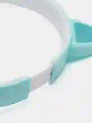 Бирюзовый наушники детские Cat Ear беспроводные, светящиеся, с ушками