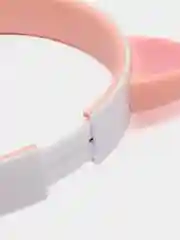 Розовый наушники детские Cat Ear беспроводные, светящиеся, с ушками