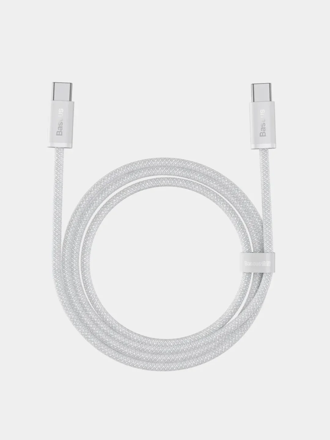 Белый кабель Baseus Dynamic Fast Charging Data Cable, Type-C/Type-C, 20V, 5A, 100W(для Android)
