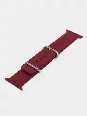 Бордовый браслет ремешок ребристый Ocean Band для Apple Watch X22 pro, X7 Pro, T200 plus, M16, HW22