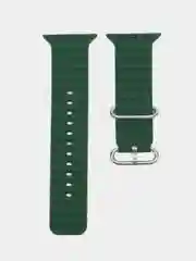 Зеленый браслет ремешок ребристый Ocean Band для Apple Watch X22 pro, X7 Pro, T200 plus, M16, HW22