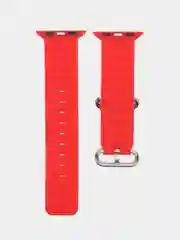 Красный браслет ремешок ребристый Ocean Band для Apple Watch X22 pro, X7 Pro, T200 plus, M16, HW22