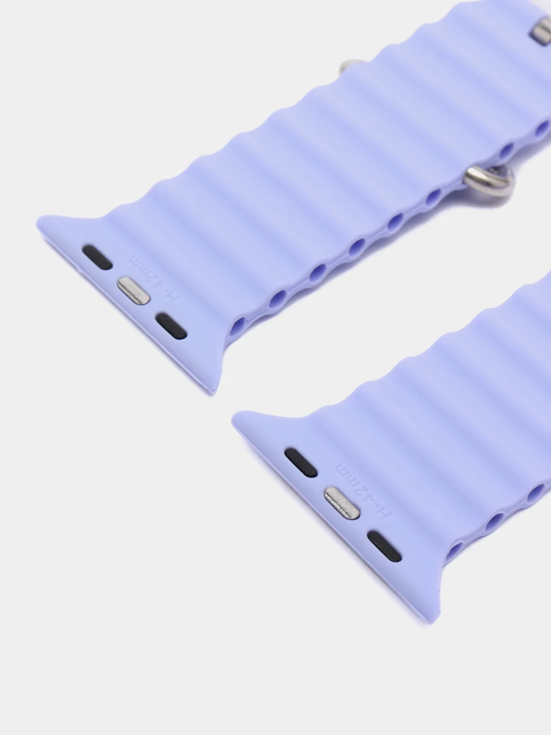 Лавандовый браслет ремешок ребристый Ocean Band для Apple Watch X22 pro, X7 Pro, T200 plus, M16, HW22