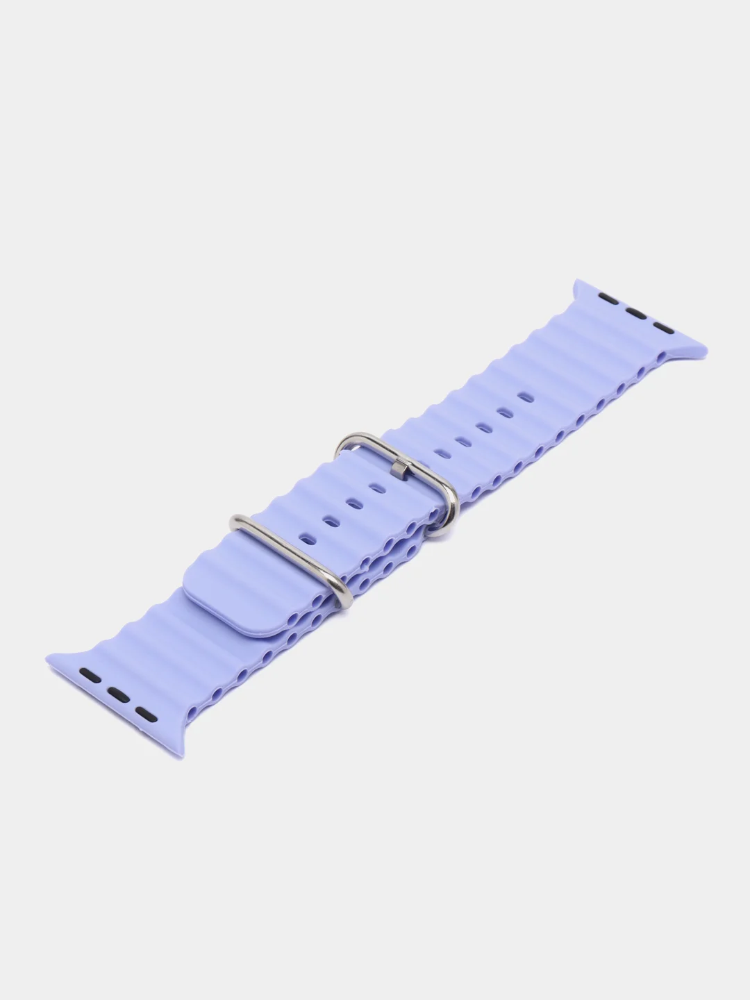 Лавандовый браслет ремешок ребристый Ocean Band для Apple Watch X22 pro, X7 Pro, T200 plus, M16, HW22