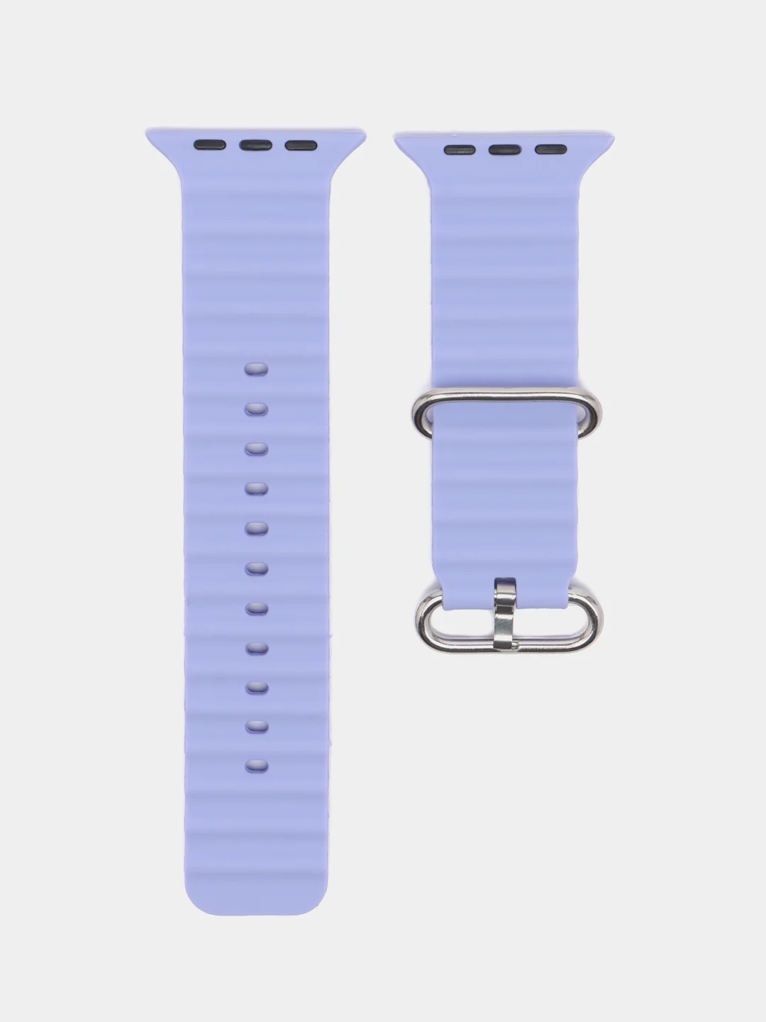 Лавандовый браслет ремешок ребристый Ocean Band для Apple Watch X22 pro, X7 Pro, T200 plus, M16, HW22