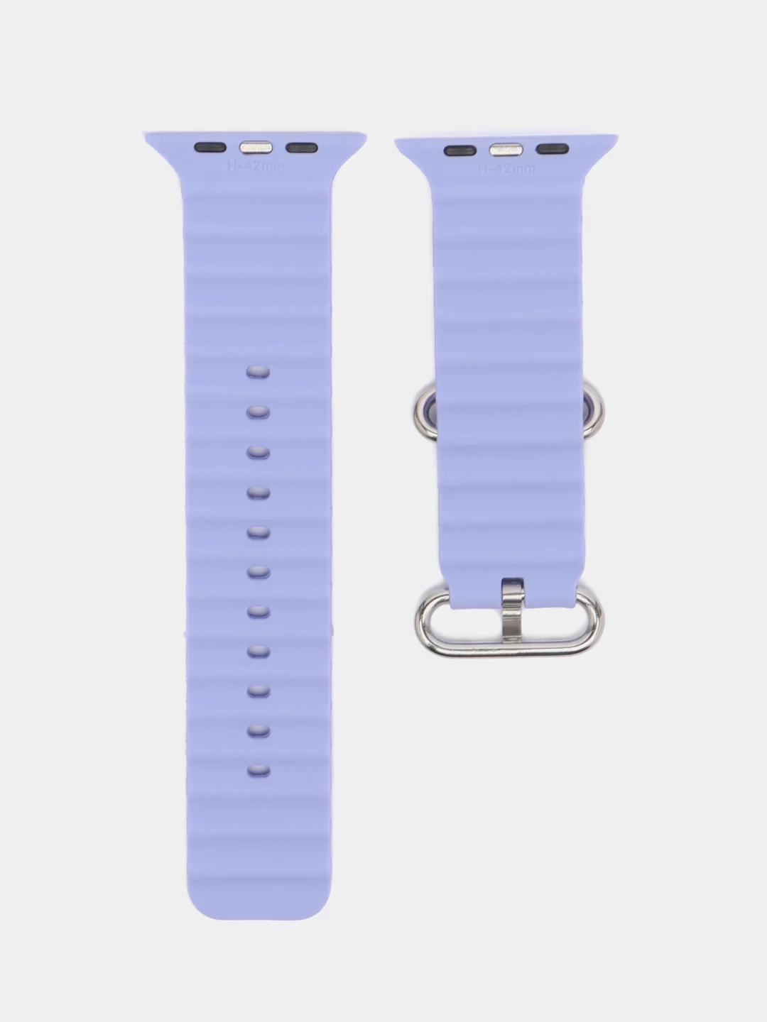 Лавандовый браслет ремешок ребристый Ocean Band для Apple Watch X22 pro, X7 Pro, T200 plus, M16, HW22
