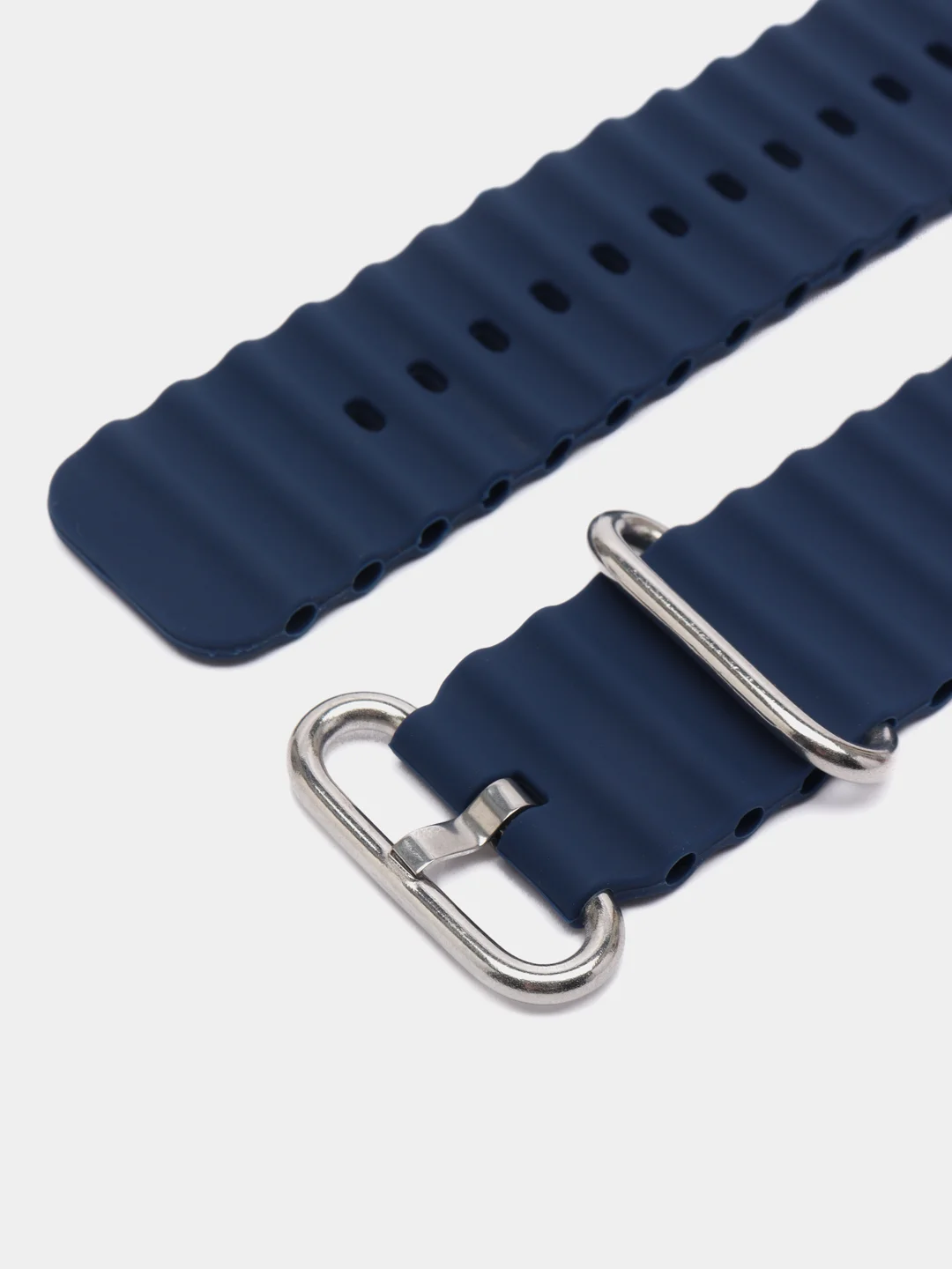 Морской браслет ремешок ребристый Ocean Band для Apple Watch X22 pro, X7 Pro, T200 plus, M16, HW22