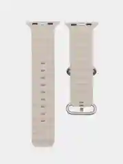 Слоновая кость браслет ремешок ребристый Ocean Band для Apple Watch X22 pro, X7 Pro, T200 plus, M16, HW22