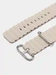 Слоновая кость браслет ремешок ребристый Ocean Band для Apple Watch X22 pro, X7 Pro, T200 plus, M16, HW22