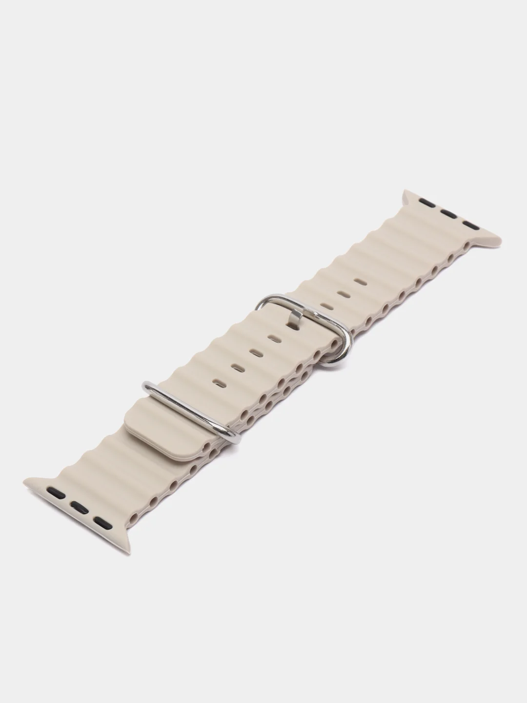 Слоновая кость браслет ремешок ребристый Ocean Band для Apple Watch X22 pro, X7 Pro, T200 plus, M16, HW22