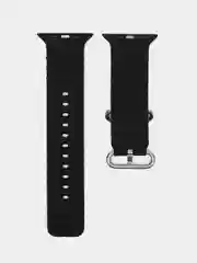Черный браслет ремешок ребристый Ocean Band для Apple Watch X22 pro, X7 Pro, T200 plus, M16, HW22