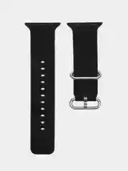 Черный браслет ремешок ребристый Ocean Band для Apple Watch X22 pro, X7 Pro, T200 plus, M16, HW22