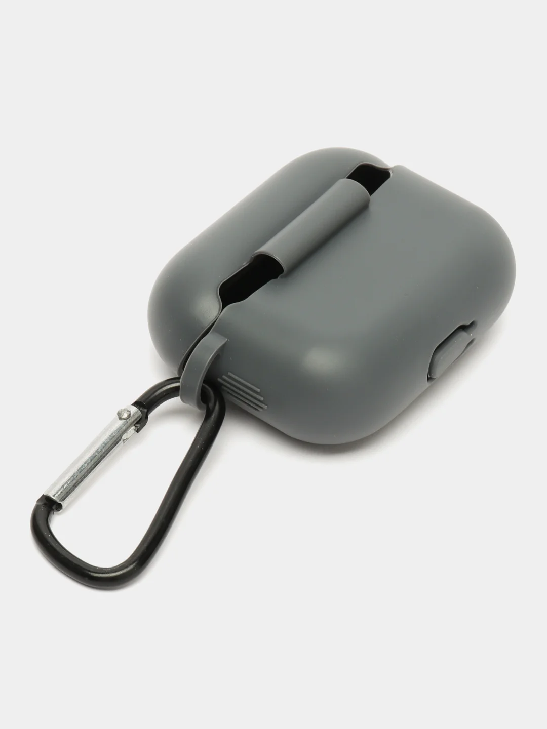 Серый силиконовый чехол для наушников Apple AirPods 2, 3, Pro, Pro 2