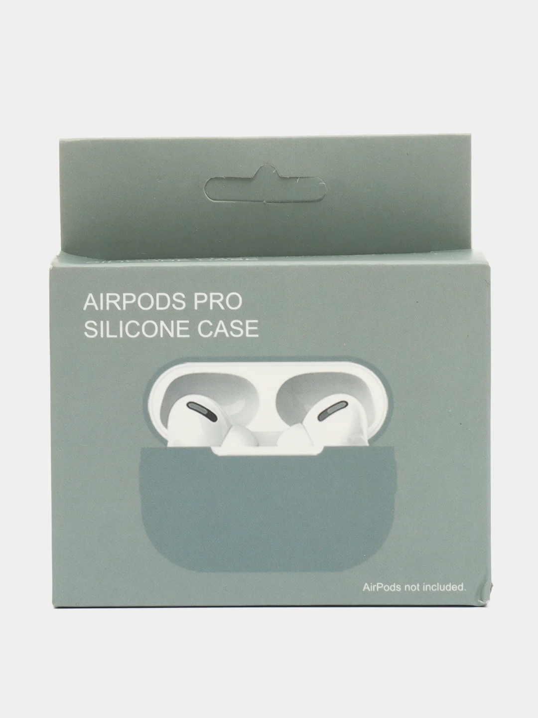 Серый силиконовый чехол для наушников Apple AirPods 2, 3, Pro, Pro 2