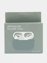 Серый силиконовый чехол для наушников Apple AirPods 2, 3, Pro, Pro 2