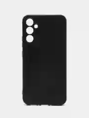 Угольный чехол для Samsung Galaxy A34 (Самсунг Галакси А34), силиконовый, матовый