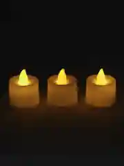 Желтый электронная свеча, на батарейках, 24 штуки