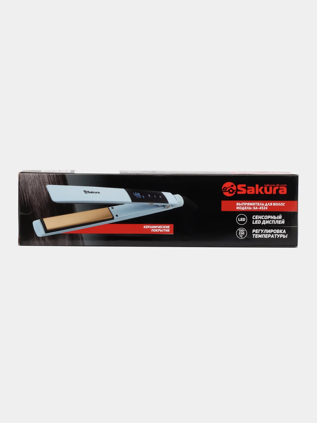 Выпрямитель Sakura для волос SA-4524W 50Вт керамика LED сенсорный