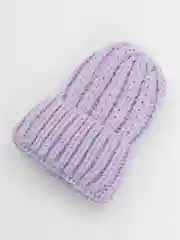 Аметистовый шапка женская, утеплённая, зимняя, из шерсти, с подкладкой на флисе