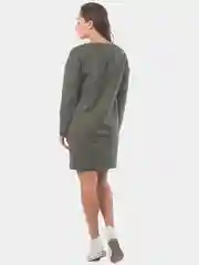 Платье из футера Unique Clothing KLERY, хаки