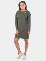 Платье из футера Unique Clothing KLERY, хаки
