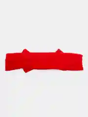 Красный повязка на голову для девочек с бантом, ободок для волос