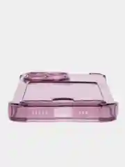 Розовый чехол для iPhone 7/8/SE 2020/X/XS/XR/12/13/14/15 Pro Max, прозрачный, с карманом для карты