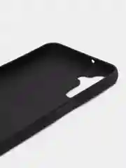 Угольный чехол для Samsung Galaxy A24 / Самсунг Галакси А24, силиконовый, матовый, черный
