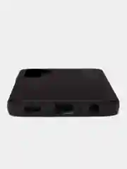 Угольный чехол для Samsung Galaxy A24 / Самсунг Галакси А24, силиконовый, матовый, черный